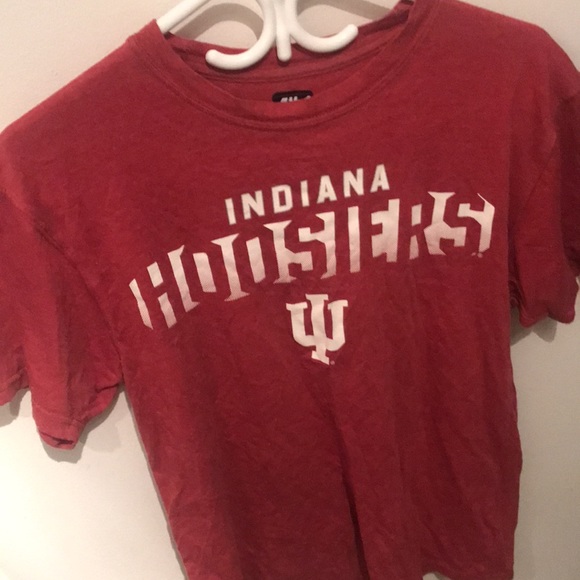Vintage Indiana State Hoosiers And 1 ultra soft red and white tee - Picture 2 of 4